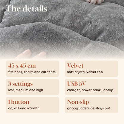 KittyHearth Heated Cat Cushion