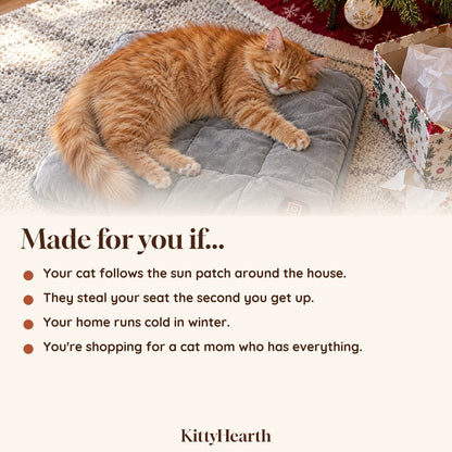 KittyHearth Heated Cat Cushion